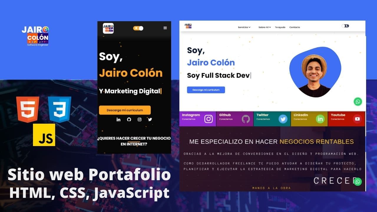 Portafolio Jairo Colón Dev